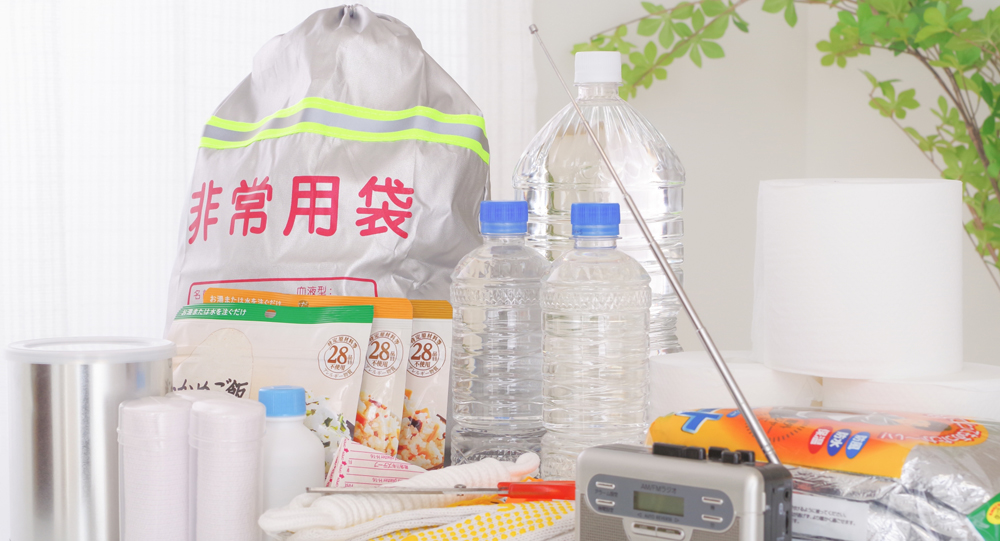 水と防災グッズ