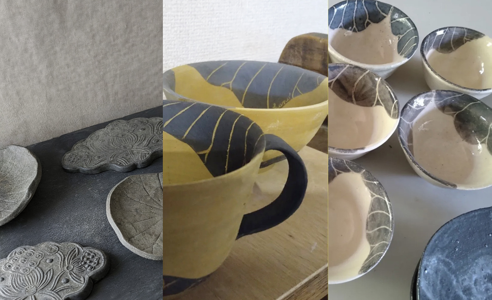 蓮をモチーフにした松山さんの作品