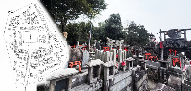 田中社神蹟 権太夫さんは稲荷山の創始7神蹟のひとつ