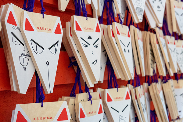 お稲荷さんの絵馬