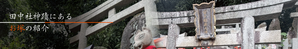 田中社神蹟のお塚の紹介