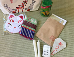 権太夫大神さま×風水。奥村亭のクリスタルオーナメント